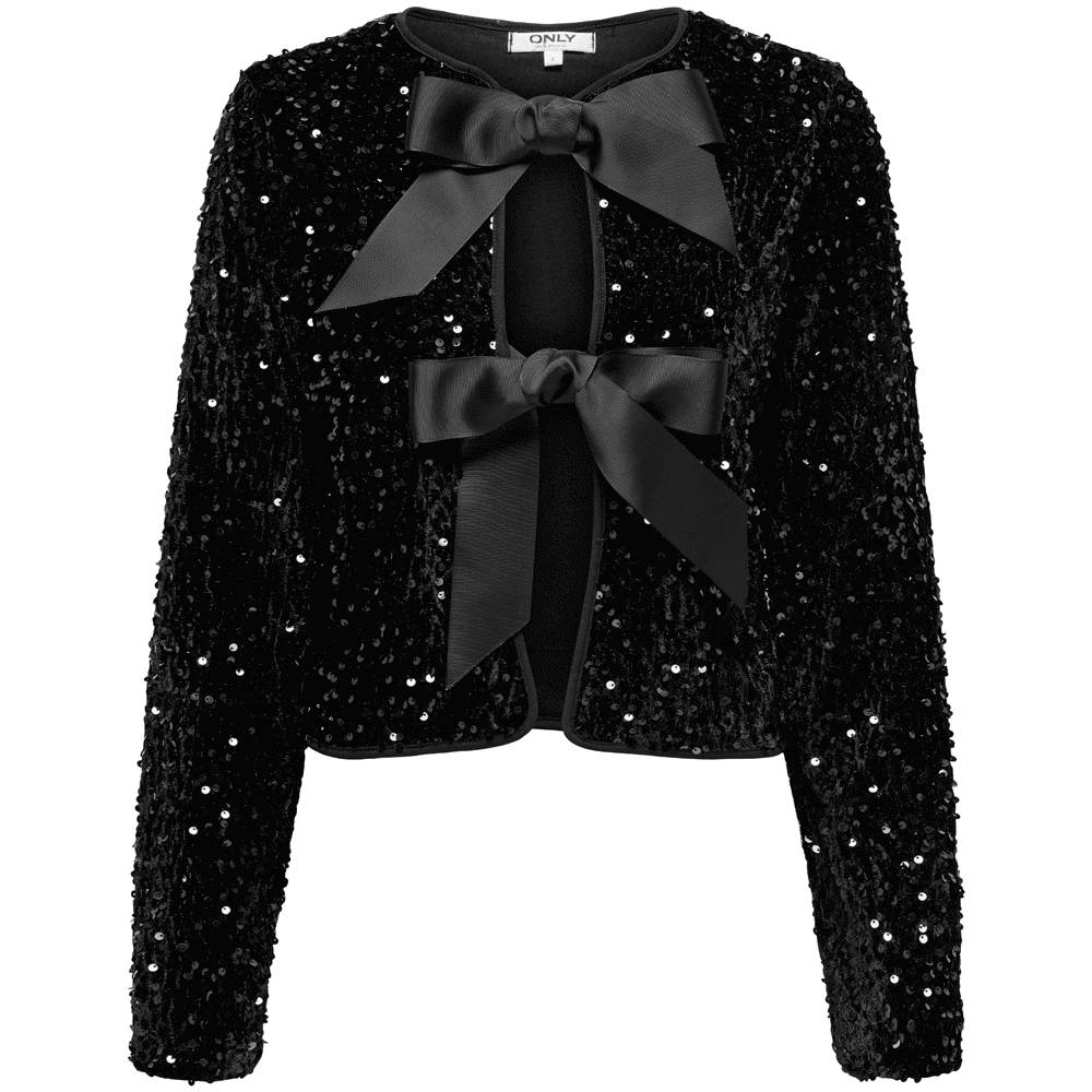 Only Sequin Bow Top